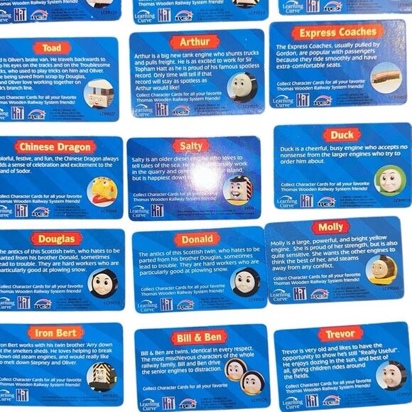 Lot of 36 Thomas The Tank Engine & Friends Train Collector Character Cards Rare - Picture 6 of 15